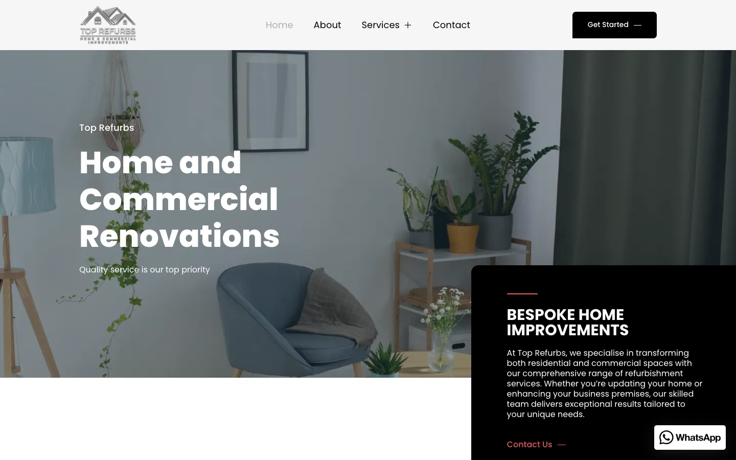 Top Refurbs property refurbishment website